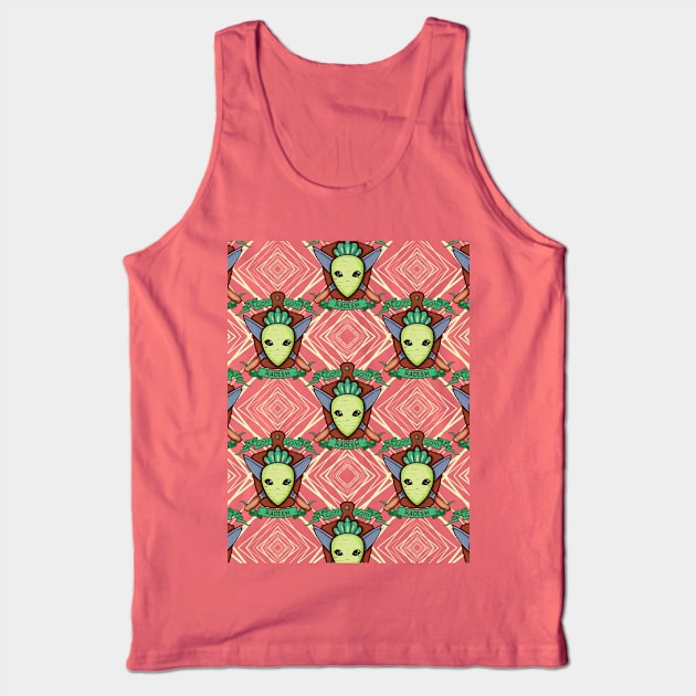 Radish and Knife Coat of Arms Tank Top by zarya_kiqo